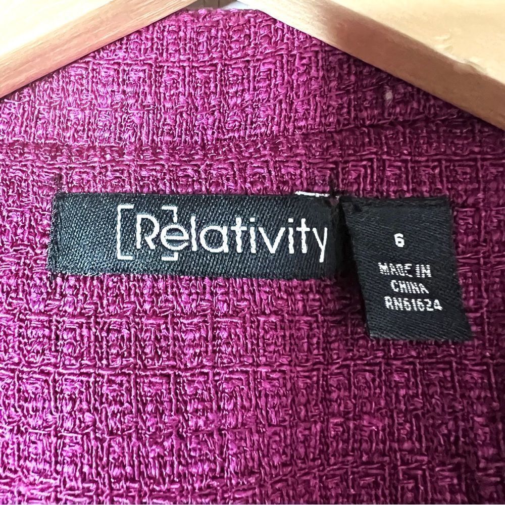 Relativity Purple Spring Fall Jacket - image 4